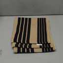 OJIA Outdoor Area Rugs 4'x6', Black and Tan Outdoor Rug Machine Washable Patio Rugs Cotton Hand Woven Entryway Rug Indoor Rugs for Bedroom/Porch/Deck/Backyard/Camping/Living Room