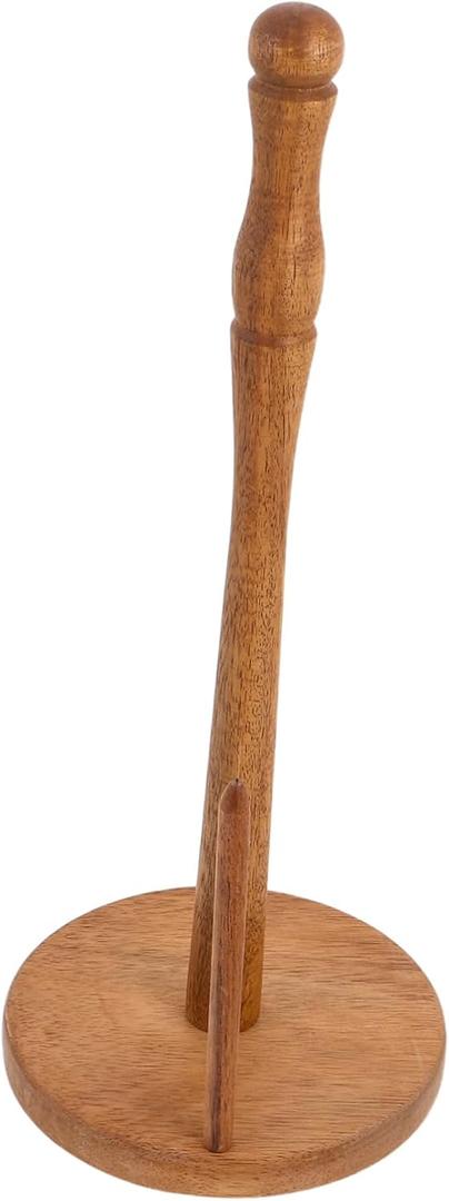 BESPORTBLE Desktop Scrunchies Holder Stand: Wooden Hair Accessories Organizer Rack Vertical Hair Tie Display Stand for Bracelets and Towels