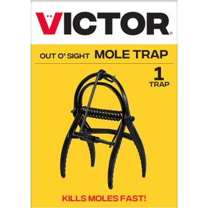 Victor Out O'Sight Mole Trap - Mole Control Device for Lawns, Gardens, and Yards - 0631A - Durable Steel Trap for Outdoor Pest Removal