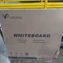 VIZ-PRO Dry Erase Board/Magnetic Whiteboard, 48 x 48 Inches, Large Wall Mounted Board for School Office and Home 4' x 4'