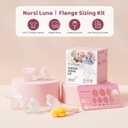 Flange Sizing Kit 3-in-1 with 13/15/17/19/21mm for 24mm Electric Breast Pump Flanges/Shields, 10PCS Soft Silicone Flange Inserts for More Comfortable Pumping, BPA-Free, Essential for Moms