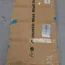 Art3d 2 Wood Slat Acoustic Panels for Wall and Ceiling - 3D Fluted Sound Absorbing Panel with Wood Finish - White Elm