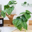 Der Rose 2Pcs Small Fake Plants Artificial Mini Faux Plants for Bathroom Office Desk Shelf Table Accessories Decor Indoor