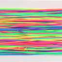 Nylon String for Bracelet Making,20 m Yards Rainbow Elastic Beading String, 1mm Stretchy Elastic Cord Thread String for Bracelet Jewelry Necklace Craft Making Braided Hair Pony Beads StringRainbow