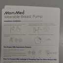 MomMed Wearable Breast Pump (Model S21) – Double Electric HandsFree Breast Pump, LeakProof Design, 3 Modes (Stimulation, Expression, Auto) & 12 Vacuum Levels, Portable and Quiet, Gray, 2Pack