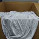 VEVOR 50 Pcs White Chair Covers Polyester Spandex Chair Cover Stretch Slipcovers for Wedding Party Dining Banquet Flat-Front Chair Covers