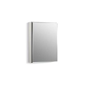 Kohler K-CB-CLC2026FS Beveled Medicine Cabinet with Mirror Door & Adjustable Shelves, Rectangular Beveled Edge Frame, 20" x 26"