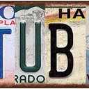 Hot Tub Time Sign Funny Bathroom Decor Hot Tub Accessories Outdoor Fun Gifts For Hot Tub Lovers Metal Tin Signs 4x16 Inch (095)