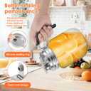 Mason Jar Flip Lids, Stainless Steel Wide Mouth Airtight Canning Lids with Handle and Non-Slip Design, Easy-to-Use Sealed Lids for Mason Jars