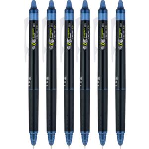 PILOT FriXion Synergy Clicker Retractable & Erasable Gel Ink Pens, 0.5mm Extra Fine Point, Navy Ink, 6-pack