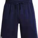 Under Armour Girls Play Up Solid Shorts (Small, (539) Celeste / / White)