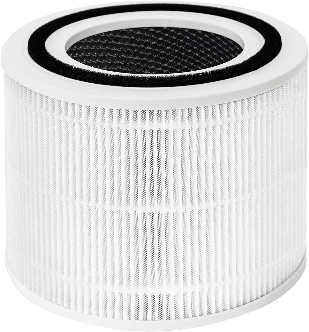Improvedhand Core 300 Filter Replacement for Le-voit Air Serious Core 300-rf Core 300, 3-in-1 Pre, H13 True HEPA, Activated Carbon Filtration System, Pack of 1