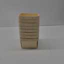 Cornucopia Brands Quart Wooden Berry Baskets (8-Pack); 5.75-Inch Square Vented Wood Boxes for Fruit Picking, Easter or Arts & Crafts