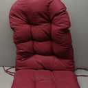 iMounTEK 2 Pieces Chaise Lounge Cushion Recliner Rocking Chair Pad Sofa Mat Rocking Chair Cushion Pad Back Seat Sets with Non-Slip Ties Comfortable Soft Patio for Indoor Outdoor