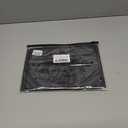 FiwoXam Women's Bodysuits Pantyhose Bodystocking Ultra Shimmery Stretch Toe to Bust Crotchless Body Stocking Lingerie (Black),M