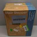 Sweetcrispy Mini Stair Steppers with Resistance Bands for Exercise at Home, Portable Exercise Twist Stepper Machine for Full Body Workout, 300LBS Capacity (Sliver Pro)