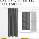 NICETOWN RV Curtains for Camper Windows - (Grey Color) 34x54 Inch, 2 Panels Set, Thermal Insulated Room Darkening Blackout Drapes/Draperies with Rod Pocket & Back Tab for Half Window
