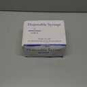 100 Pack 1ml Syringes with Needle, 27 G 0.5 Inch Needle Lab Disposable Individually Sealed Packed, Syringes for Industrial Scientific Labs, Liquids Measuring and Dispensing