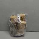 Fabric Wall Hanging Baskets 3 Pack - Woven Storage Organizers with Adhesive Hooks, Boho Style Wall Mounted Pouches for Home Kitchen Door (Large, Khaki & Dark brown)