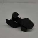 IDIFU IN3 Chunky Block Heels Wedding Party Dress Heeled Sandals (8, Black Nubuck)