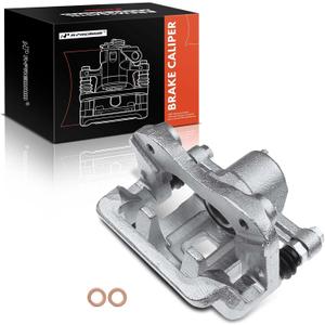 A-Premium Disc Brake Caliper Assembly with Bracket Compatible with Select Hyundai Models - Azera 2006-2009, Sonata 2006-2008 - Rear Right Passenger Side