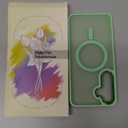 for Samsung Galaxy S25 FE Case, Matte Magnetic Phone Case with 1 Screen Protector, Support for Magsafe, Translucent Frosted Shockproof Protective Cover for Samsung Galaxy S25 FE, Mint Green