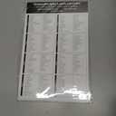 ComSaf 12Pcs Spice Jars with Labels, Glass Jar with Bamboo Lid, 8oz Airtight Square Containers with Black Lables, Empty Seasoning Jars for Spice, Salt, Pepper, Sugar