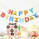 2 Pcs Wood Donut Wall Display Stand Reusable Rustic Doughnut Board Holder Donut Party Supplies for Wedding Birthday Family Party festival Table Decor