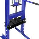 Hydraulic Press,6 Ton H-Frame Garage Floor Adjustable Shop Press with Stamping Plates to Bend, Straighten, Or Press Parts, Install Bearings & U-Joints