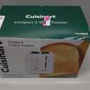 Cuisinart 2-Slice Toaster, Compact, White, CPT-122