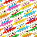 Junkin 24 Sets End of Year Gifts for Students Kindergarten Graduation Pop Tubes with Cards Stretchy Stress Relief Fidget Toys Gifts from Teacher for Class of 2026 Pre k Graduation Party