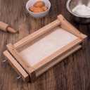 Chitarra Pasta Cutter, Made in Italy, Beechwood and 18/8 Stainless Steel