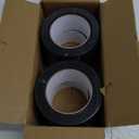 Lichamp Black Painters Tape 2 inch Wide, Medium Adhesive Black Masking Tape Bulk Multi Pack, 2 inch x 55 Yards x 4 Rolls (220 Total Yards, Set of 4)