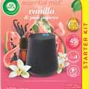 Air Wick Essential Mist Starter Kit (Diffuser + Refill) Vanilla & Pink Papaya Essential Oils Diffuser, Air Freshener Starter Kit