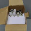 TONIAL 2 Pack Curtain Rods 32 to 58 Inch, Telescoping Splicing 3/4 Single Rods for Windows Decorative Drapery Rod with Acrylic Diamond Finial, Champagne Gold