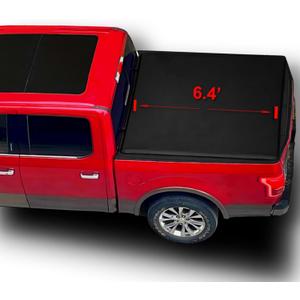 6.4ft Soft Roll Up Tonneau Cover for 2003-2024 Dodge Ram 2500 3500 | 2002-2018 and 2019-2025 Ram 1500 Classic Body Truck Bed Cover | W/O Rambox Not for 2019+ 1500 New Body