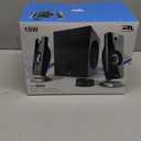 Cyber Acoustics CA-3090 2.1 Speaker System with Subwoofer with 18W of Power  Easy Setup and Convenient Controls, Great for Music, Movies, and Gaming