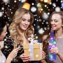 21st Birthday Gifts Decorations for Her, 21 Birthday Wine Glass for Sister Friends, Unique Gifts for Wine Bottle Colorful Lights with Cork