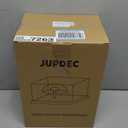 JupDec Hat Display Case, Clear Acrylic Baseball Cap Display Box Stand, UV Protection Signed Hat Transparent Showcase with Solid Wood Base Risers & Hat Shaper, Ideal Gift for Caps Collector, Black