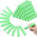 Fulmoon 40 Pcs Jumbo Sidewalk Chalk for Kids Outdoor Art Non Toxic Large Washable Street Chalk for Adults Drawing Painting Classroom(Fruit Green,Round Style)