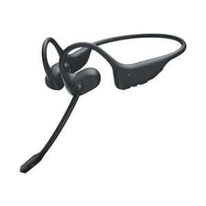 Open Ear Headphones with Mic, Bluetooth Headset with Microphone, Dual Connect Bluetooth 5.3 with AI Noise Cancelling Mic & Mute Function, Wireless Headset for Work, Sports, Drive
