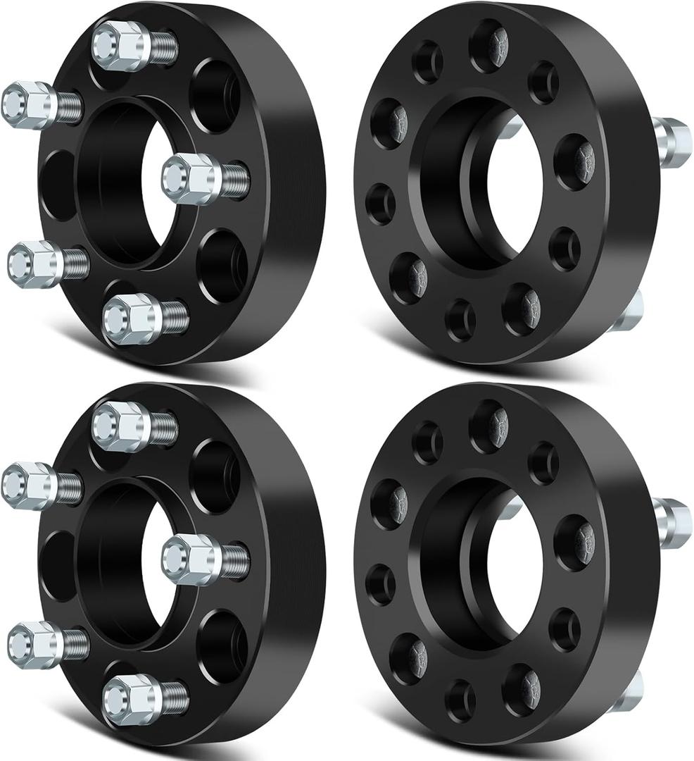SCITOO 4Pcs 5x4.5 Wheel Spacers 1.25" Studs 1/2 Bore 71.5mm Fit for Jeep | 5Lug Wheel Spacers Adapters for Jeep Wrangler 1997-2006 for Jeep for Cherokee 1980-2001 for Jeep Liberty 2002-2012