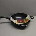 Aluminum Nonstick 12 inch Wok - Induction Compatible - Lightweight