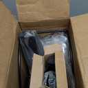 TomCare Garden Hose Holder 4 Spikes Garden Hose Reel Hose Stand Upgraded Water Hose Storage with Tool Hooks Garden Hose Hanger Organizer Holds 160ft Hoses for Outside Yard Lawn, Black