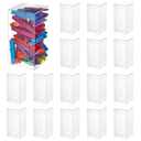 BENECREAT 4m10Pcs Clear Wedding Favour Boxes, 4x2x2inch Rectangle PVC Transparent Gift Boxes for Candy Chocolate, Wedding Party Favor Packaging