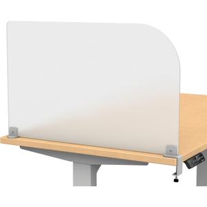 Desk Divider for Students and Desk Privacy Panel. Office Partitions and Ideal Cubicle Light Shield. Frosted Acrylic Clamp-on Desk Partition - 29 W x 18H Divider