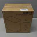 Small Bathroom Trash Can with Lid Soft Close, 5L / 1.3 Gallon Slim Garbage Can with Removable Inner Bucket, Step Stainless Steel Trash Bin for Office, Bathrooms, Bedroom, Living Room (White)