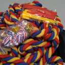 Tug of War Rope 60FT Outdoor Yard Games for Kids and Adults, Field Day Family Reunion Birthday Party Games,Carnival Game, Outside Backyard Lawn Yard Games Fun for Team Building Activities, Tricolor