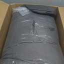 Feather Down Fiber Comforter Full/Queen Size,Hotel Style Bedding Comforter,750+ Fill Power,1200TC,100% Organic Cotton Fabric,All Season Grey Duvet Insert with 8 Corner Tabs