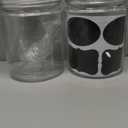 KooK Glass Storage Containers with Lids, 1/2 Gallon, Set of 2, Glass Kitchen Jars, Food & Cookie Storage Containers for Pantry, Bathroom Apothecary Canisters, Dishwasher Safe, Chalk, Label, Scoops